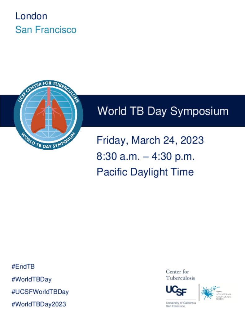 2023 Ucsf World Tb Day Symposium Curry International Tuberculosis Center 2023 Ucsf World Tb Day Symposium Curry International Tuberculosis Center